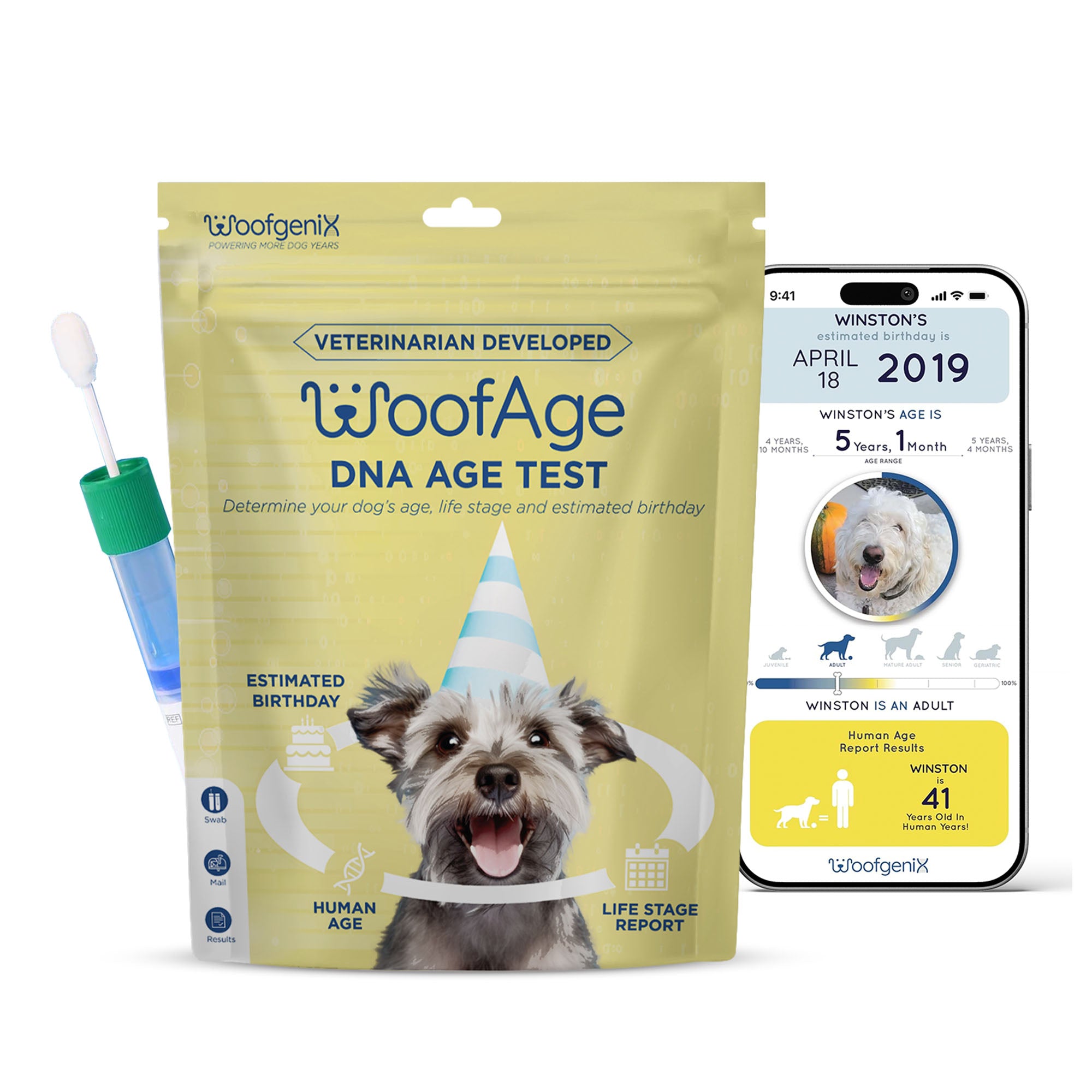 WoofAge - DNA Birthday Test